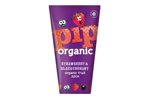 Pip Organic Strawberry & Blackcurrant Juice Cartons 180ml 24pk
