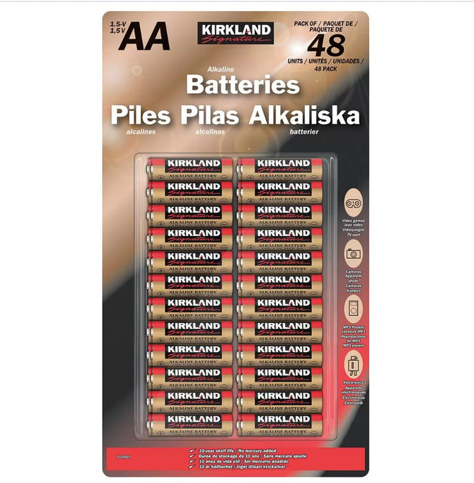 Kirkland Signature AA Batteries 48pk