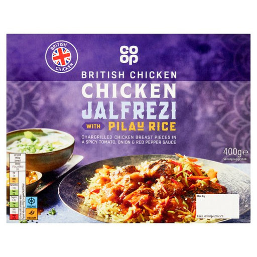 Co Op Chicken Jalfrezi & Rice 400g