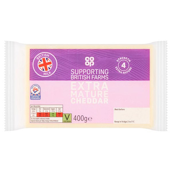 Co op Extra Mature Cheddar 400g