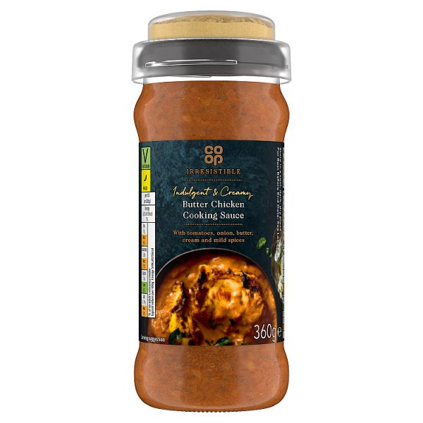 Co Op Irresistible Butter Chicken Cooking Sauce 360g