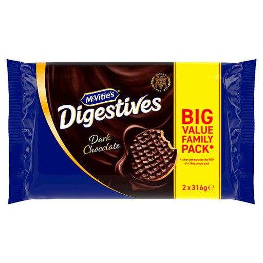 McVitie's Dark Chocolate Digestives Twin Pack