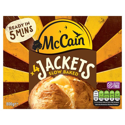 McCain Ready Baked Jacket Potatoes 4-Pack