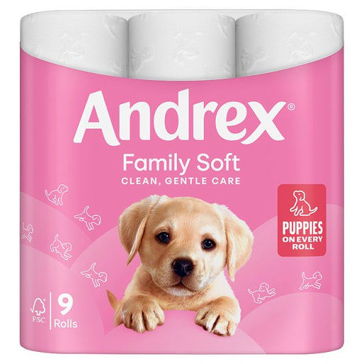 Andrex Gentle Clean Toilet Rolls 9pk