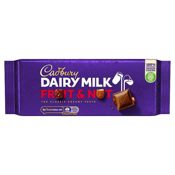 Cadbury Fruit & Nut 180g