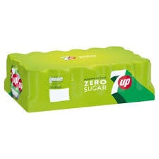 7Up Zero Can 330ml Tray of 24