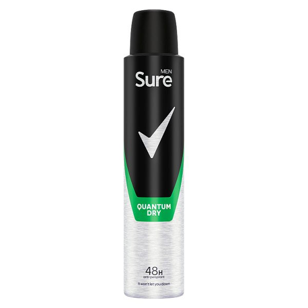 Sure Men Quantum Anti Perspirant Deodorant Spray 200ml