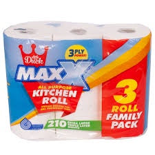 Maxx Kitchen Towel 3ply 70sheet 3pk