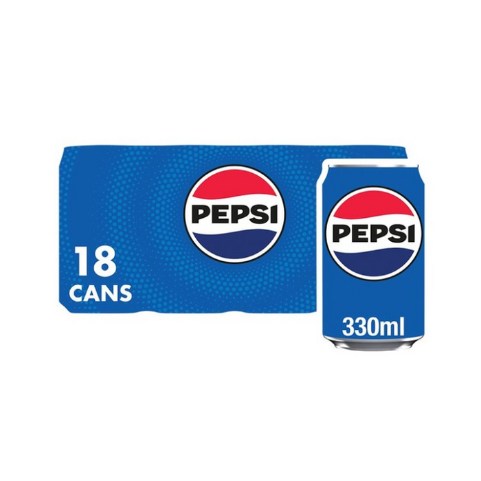 Pepsi Regular Cans 18 x 330ml
