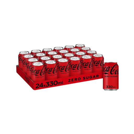 Coca-Cola (Coke) Zero Cans 330ml Tray of 24 PM
