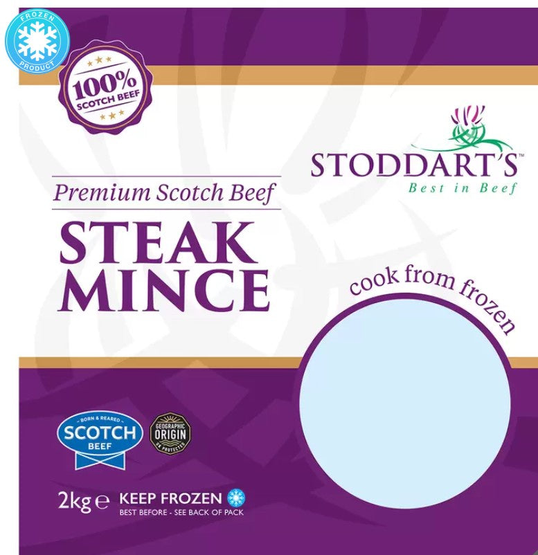 Stoddart's Premium Scotch Beef Steak Mince 2kg