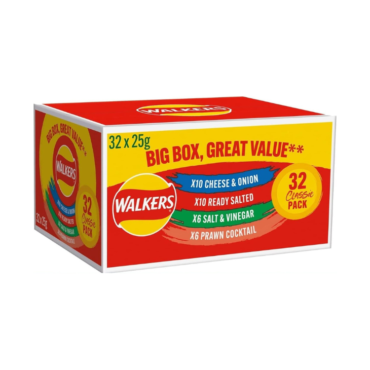 Walkers Variety Box 32pk