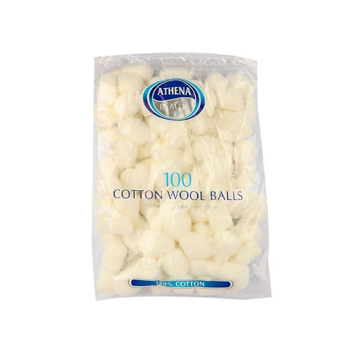 Athena Cotton Wool Balls 100-Pack