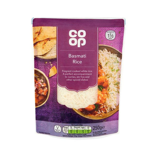 Co Op Basmati Microwave Rice 250g
