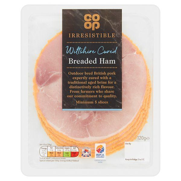 Co Op Wiltshire Cured Breaded Ham 120g PM2 for £6