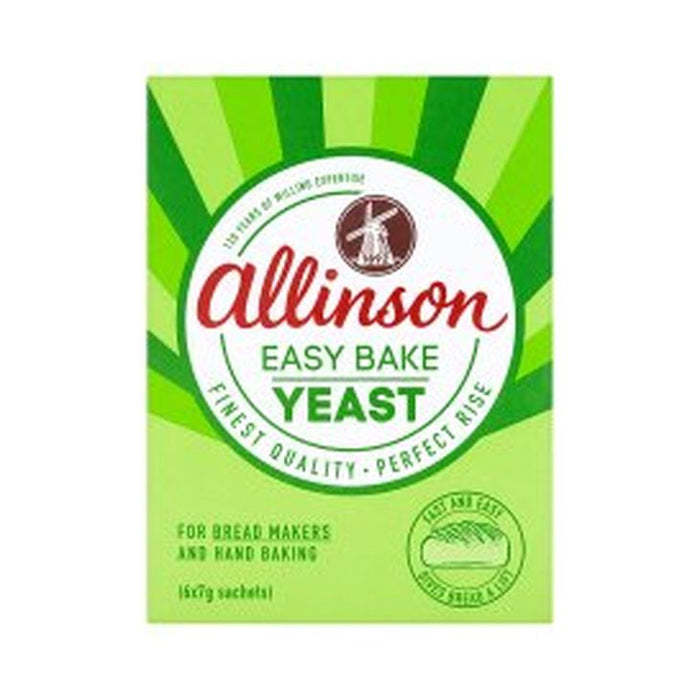 Allinson Easybake Yeast 7g 6-Pack