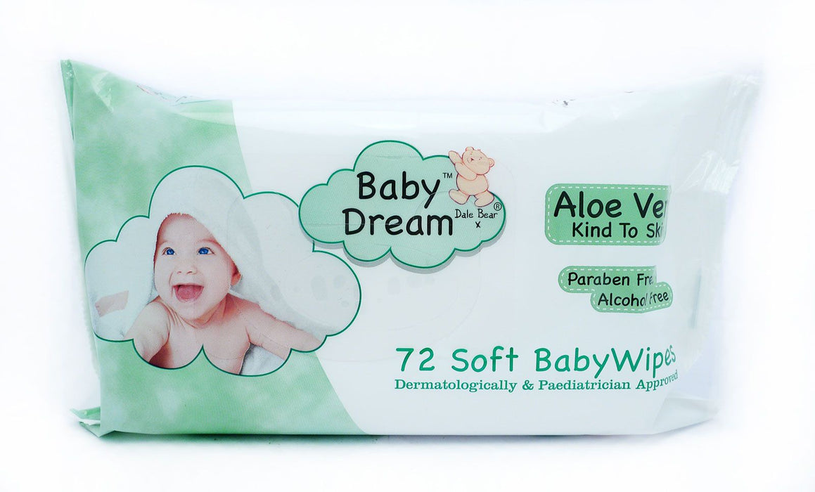 Baby Dream Aloe Vera Wipes 72pk
