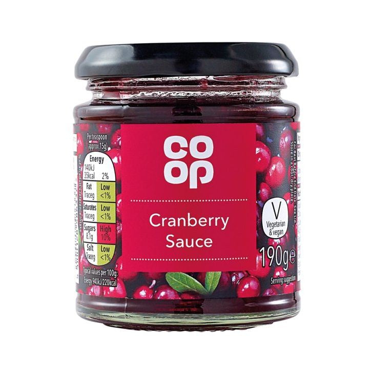 Co Op Cranberry Sauce 190g