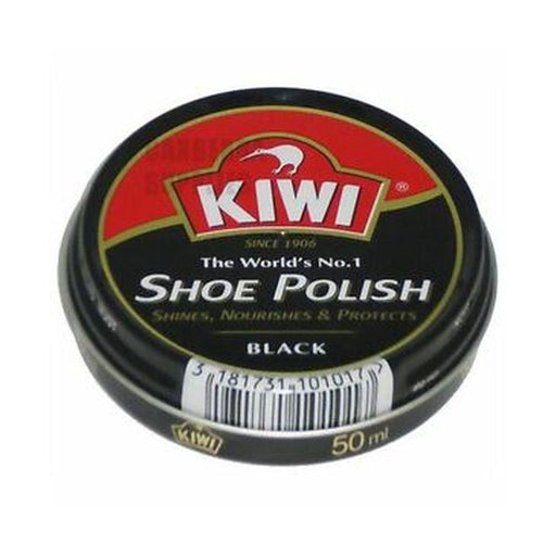 Kiwi Black Shoe Polish Tin 50ml