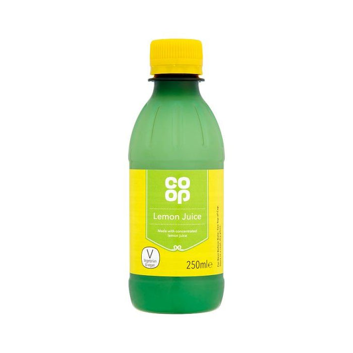 Co Op Lemon Juice 250ml