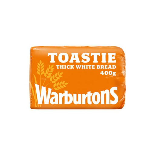 Warburtons Toastie Thick Sliced White Bread 400g