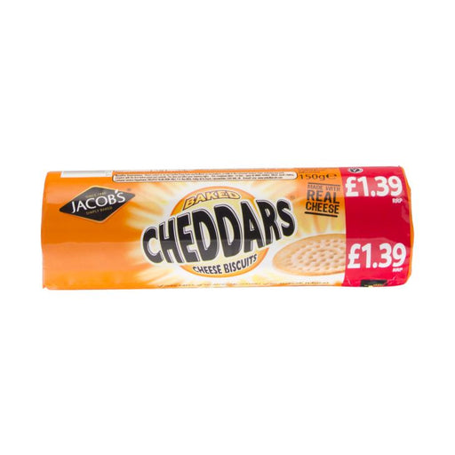 Jacobs Cheddars Cheese Biscuits PM1.49 150g