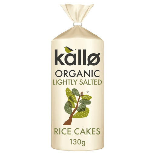 Kallo Organic Lightly Salted Rice Cakes 130g