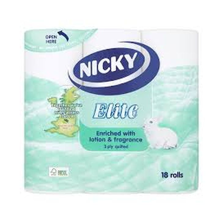 Nicky Toilet Elite Tissue 18-Pack