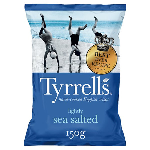 Tyrrells Lightly Sea Salted Crisps 150g