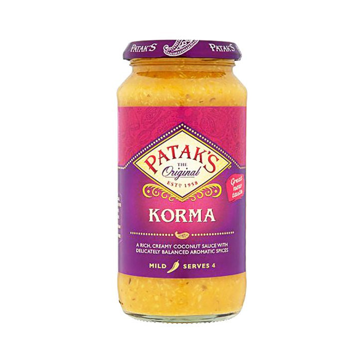 Pataks Mild Korma Curry Sauce 450g