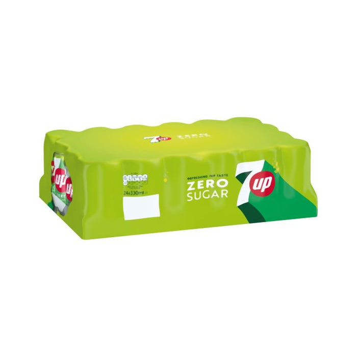 7Up Zero Can 330ml, Tray of 24