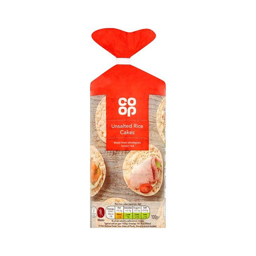 Co Op Unsalted Rice Cakes 100g