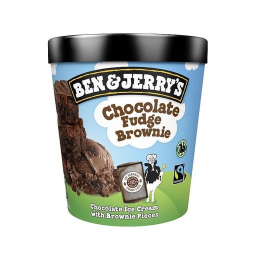 Ben & Jerrys Choco Fudge Brownie Ice Cream 465ml