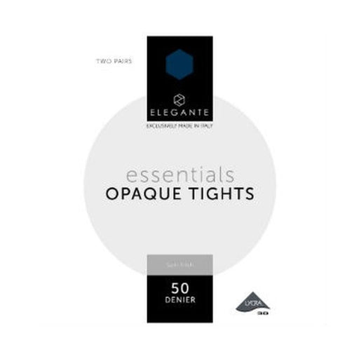 Elegante Essential Tights Black 50 Denier Medium (NS)2-Pack