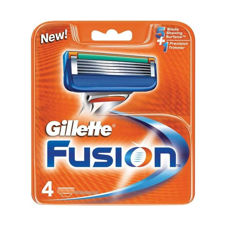 Gillette Fusion Manual Blades Original 4-Pack