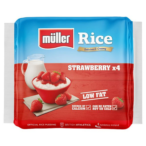 Muller Rice Strawberry 170g 4pk
