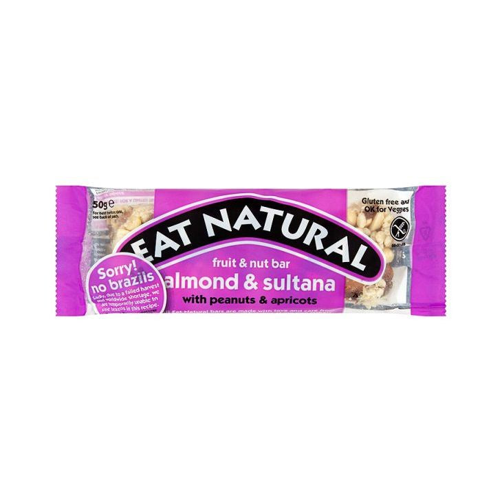 Eat Natural Almond & Sultana Fruit & Nut Bar 50g