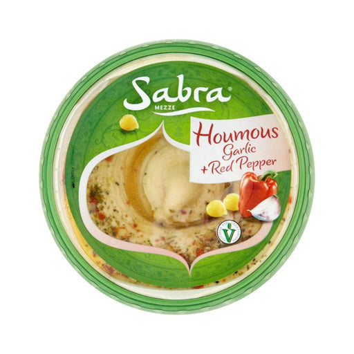 Sabra Houmous Garlic and Red Pepper 200g