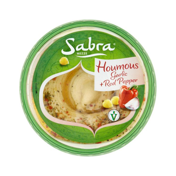 Sabra Houmous Garlic and Red Pepper 200g