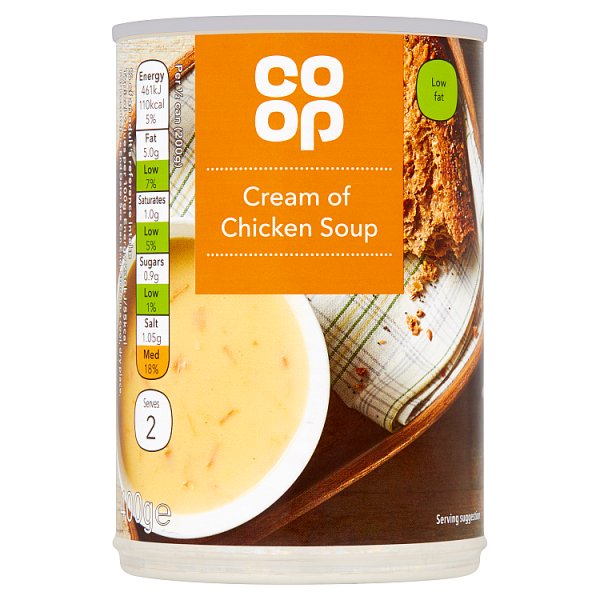 Co Op Cream of Chicken Soup 400g