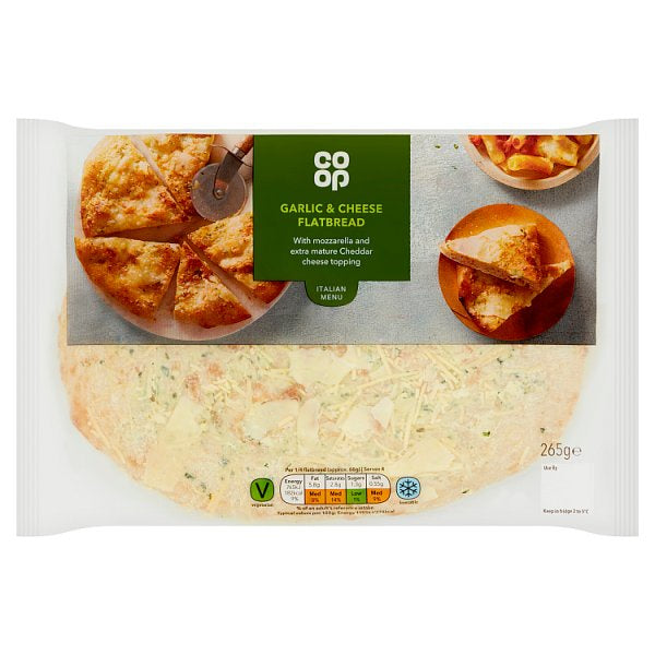 Co Op Cheese & Garlic Flatbread