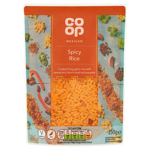 Co Op Mexican Microwave Rice 250g