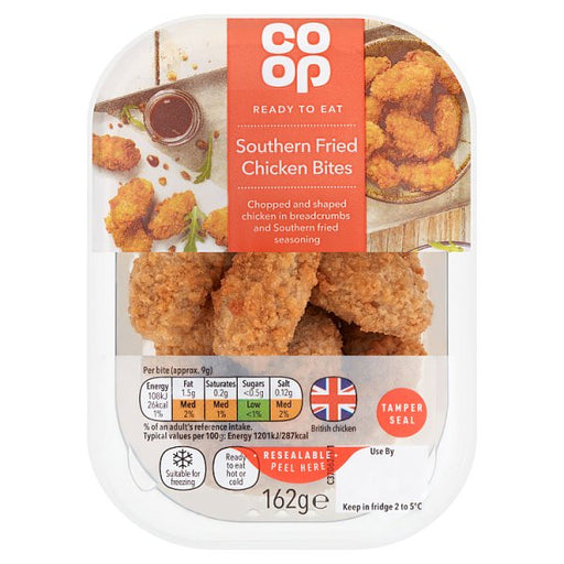 Co Op Southern Fried Chicken Bites 162g
