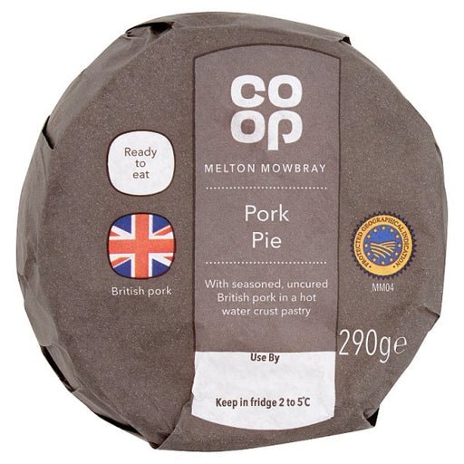 Co Op Melton Mowbray Pork Pie 290g