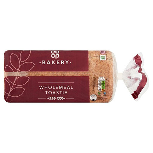Co Op Wholemeal Toastie Loaf 800g