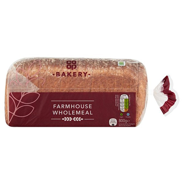 Co Op Wholemeal Farmhouse Loaf 800g