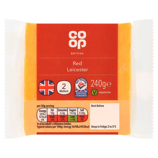 Co Op Red Leicester 240g