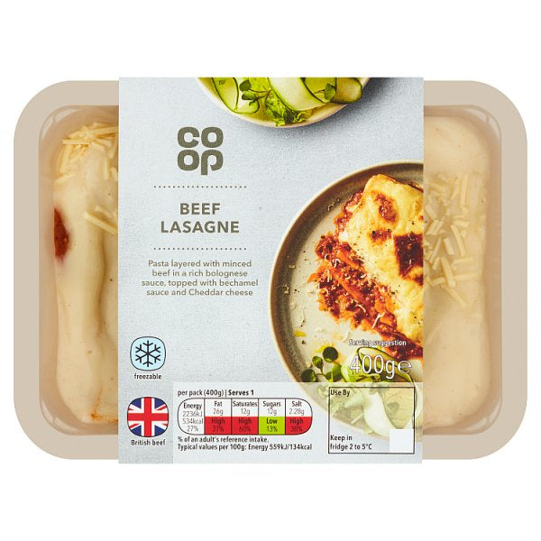 Co Op  Lasagne 400g