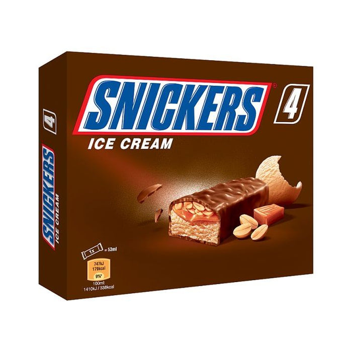 Snickers Ice Cream Bars 4pk