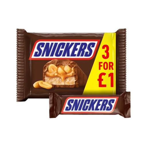 Snickers Chocolate Bars 3pk PM